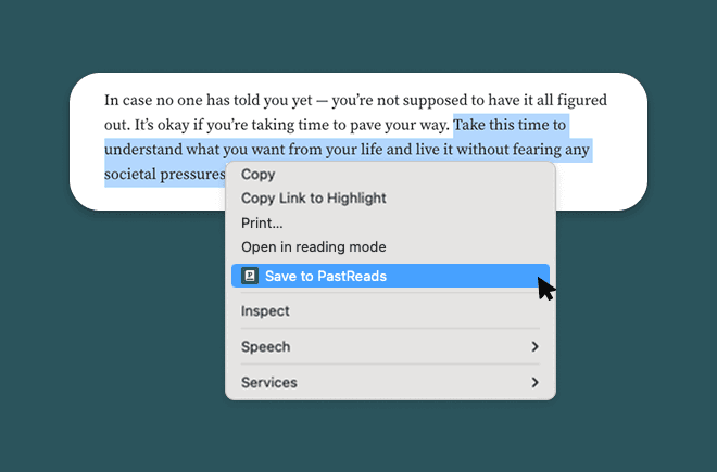 Selecting Highlights in Apple Books